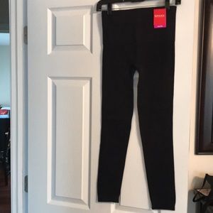 Never worn, still with tags: Spanx leggings, size Med in Very Black